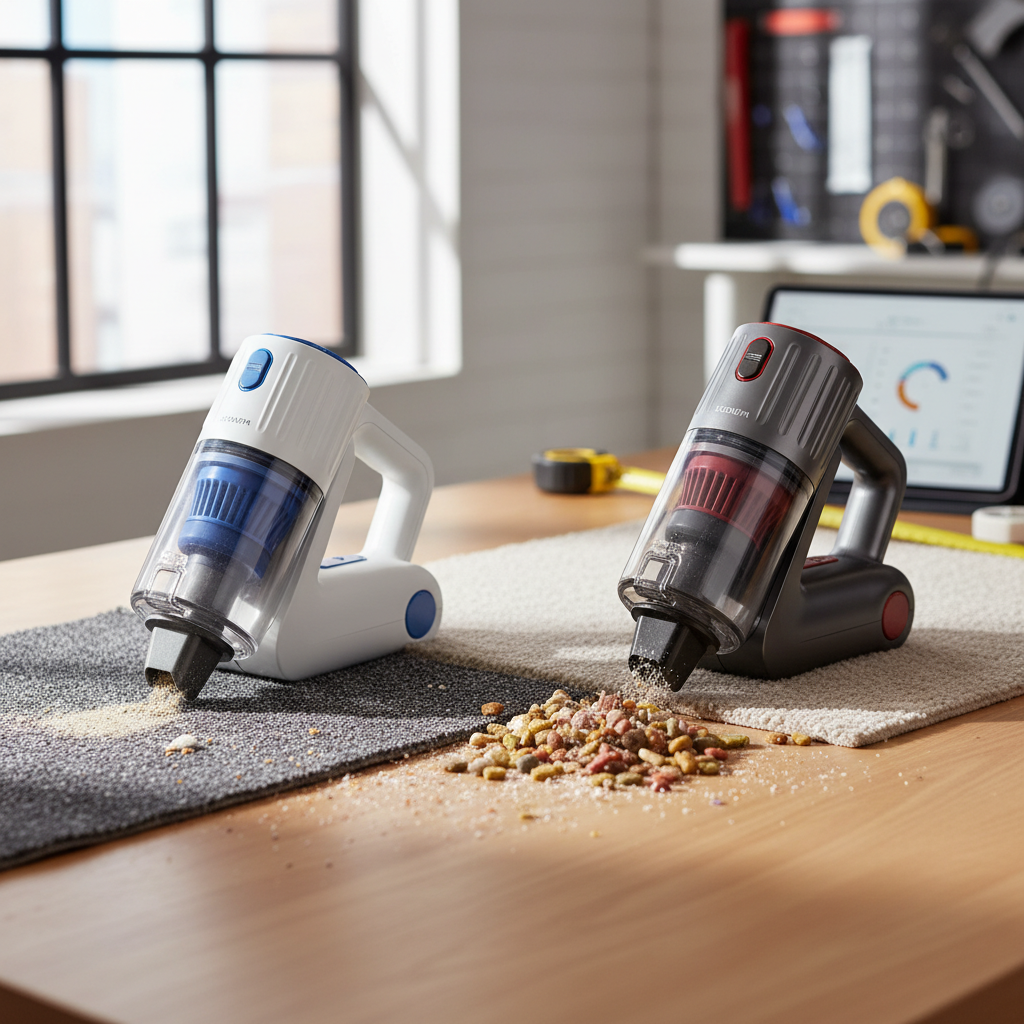Comparison: 8000Pa vs 15000Pa Handheld Vacuum Cleaner Suction Power