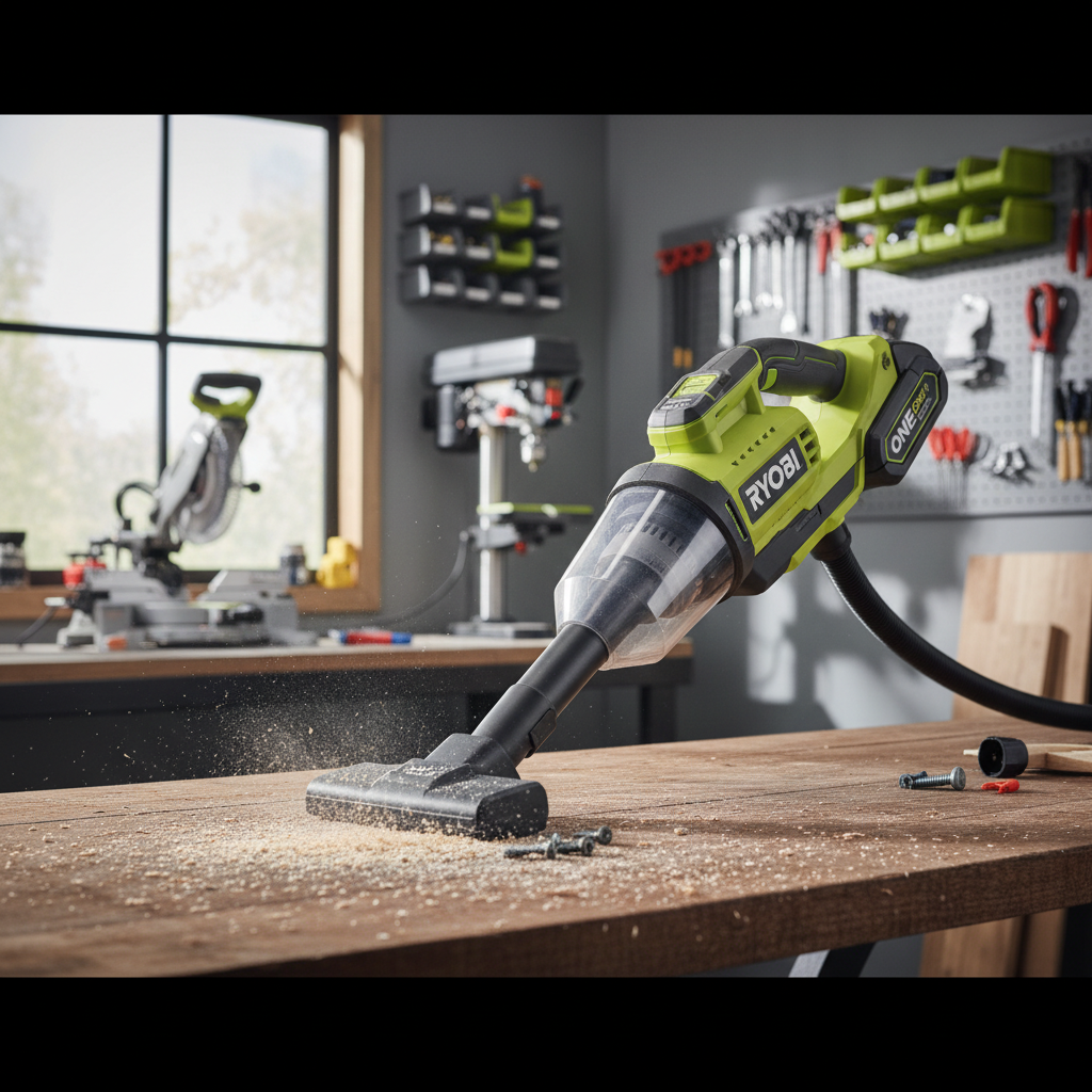 Ryobi 18V One+ Hand Vacuum Review: Your Workshop’s Quick Cleanup Companion