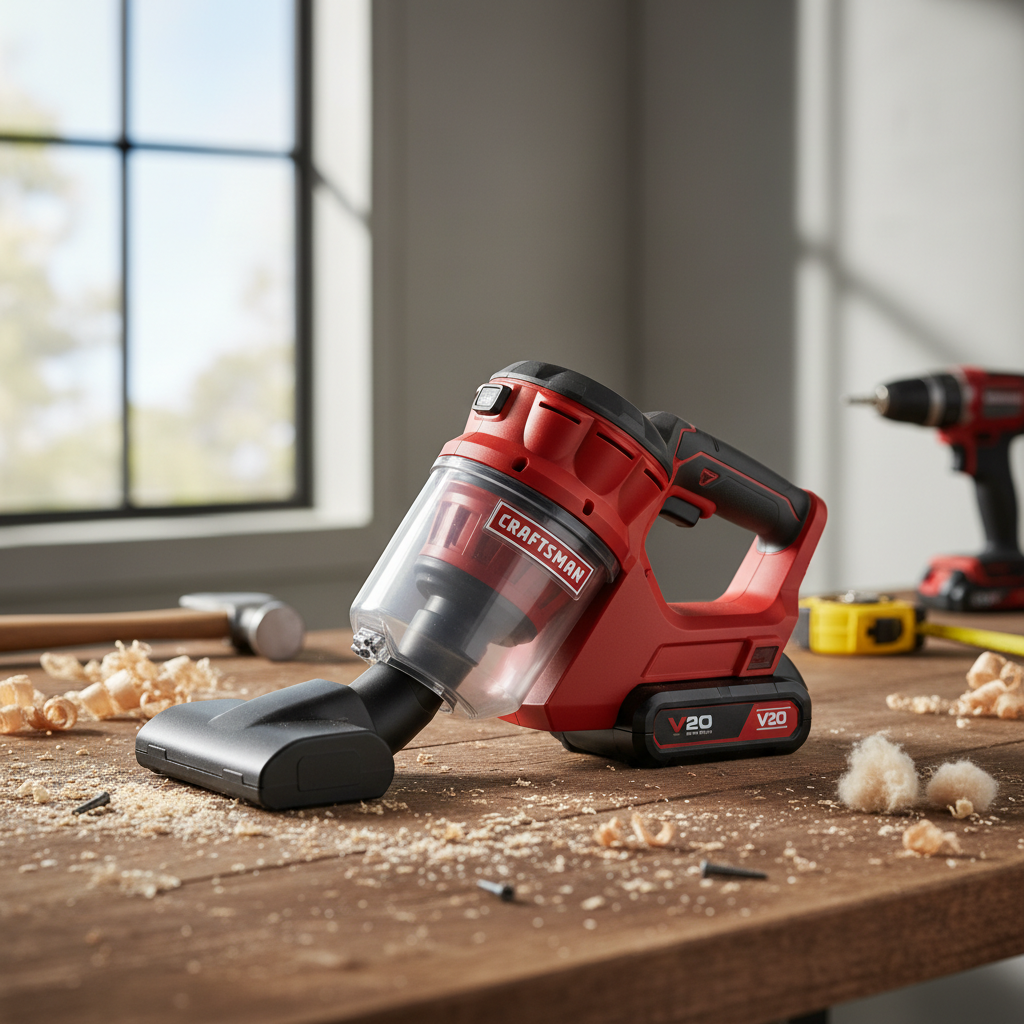 Craftsman V20 Cordless Hand Vacuum Review: Power and Portability for Quick Cleanups