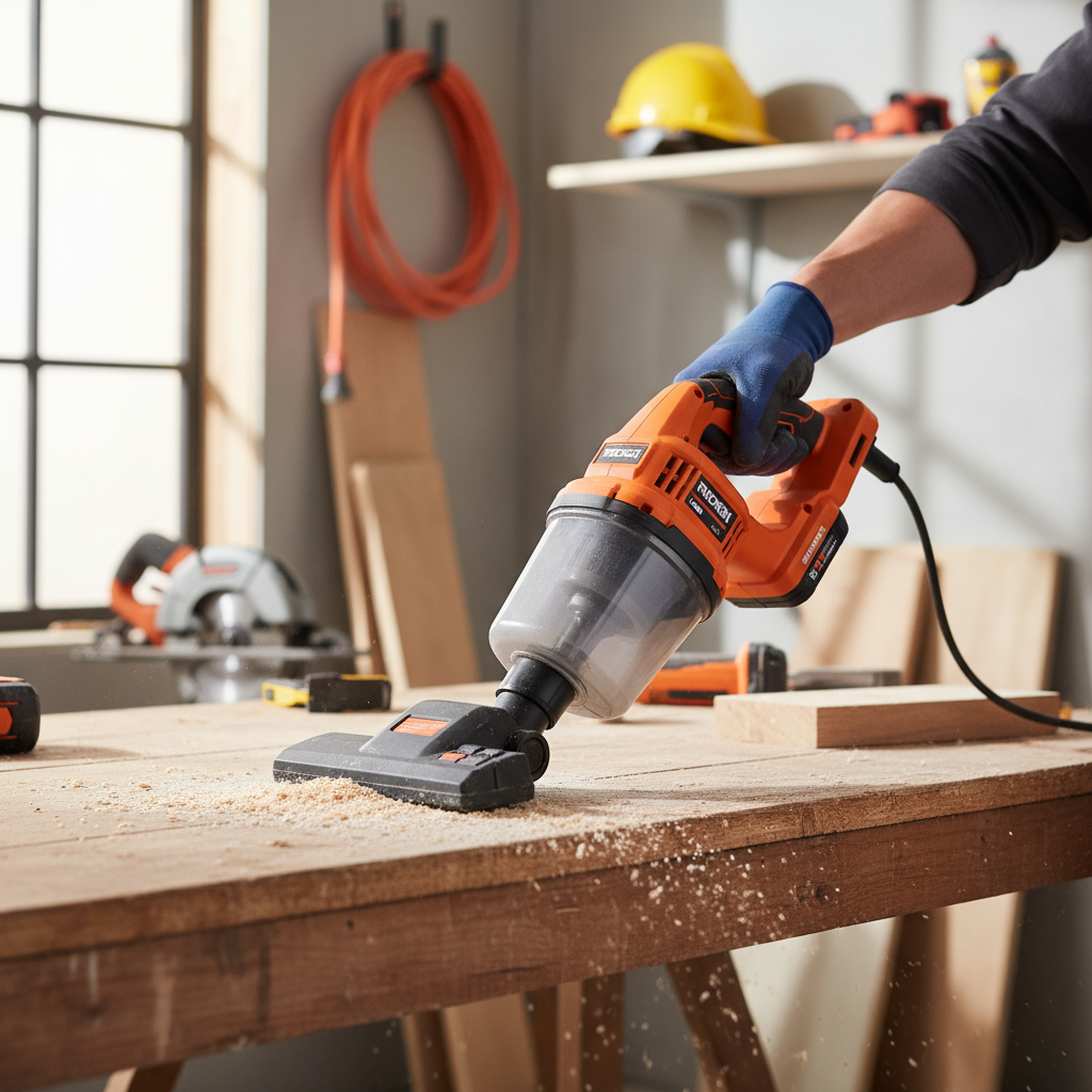 Reviewing the Ridgid 18V Hand Vacuum: A Jobsite Powerhouse for Construction Cleanup