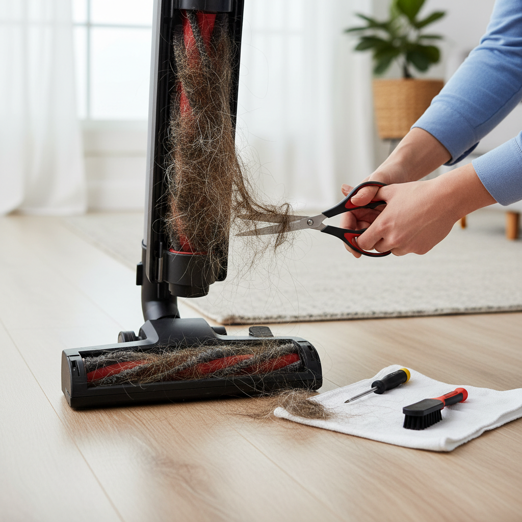 How to Remove Stuck Hair from Your Vacuum’s Brush Roll: A DIY Guide to Restoring Suction