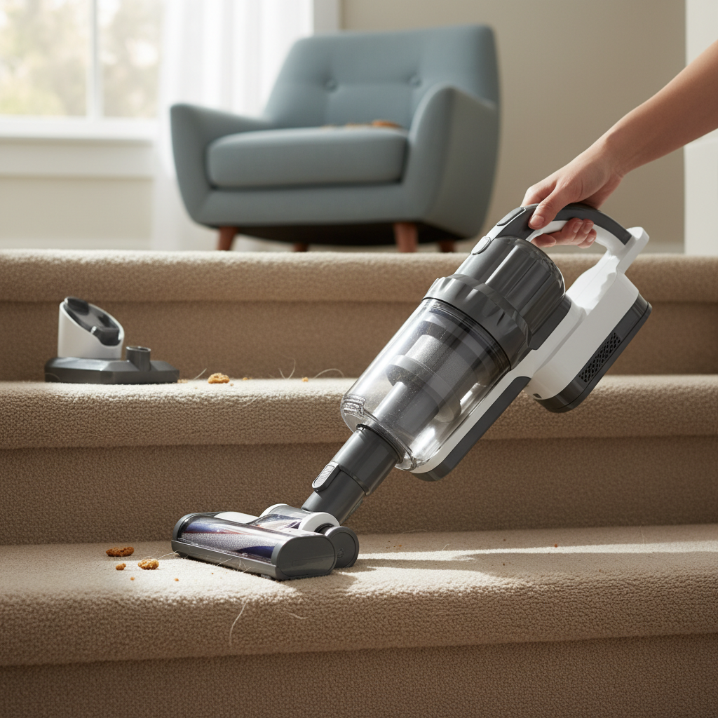 Master the Mess: Choosing the Best Handheld Vacuum for Stairs and Upholstery
